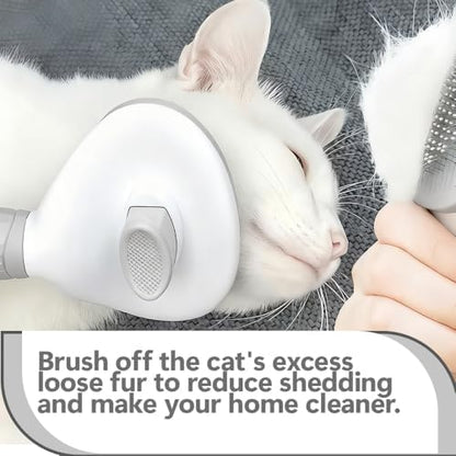 Cat Brush for Shedding & Grooming, Self-Cleaning Cat Slicker Brush with Push Button | Gentle Deshedding & Dematting Tool for Short & Long Hair Cats and Dogs | Massaging Pet Hair Remover for Loose Fur - Image 7