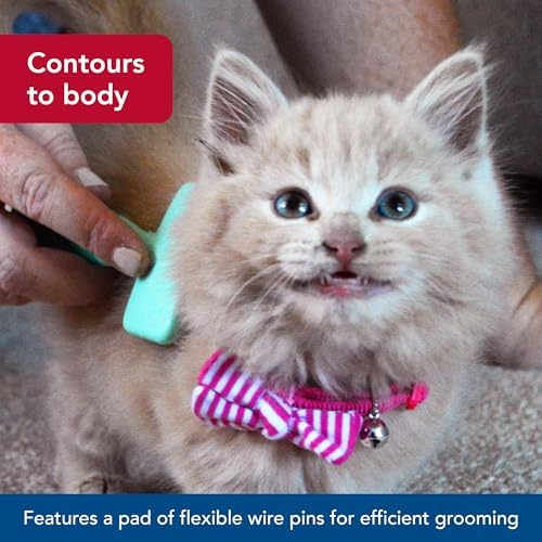 Coastal Pet Li'l Pals - Kitten Slicker Brush with Coated Tips - Image 4