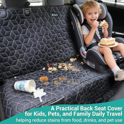 Meginc Dog Car Seat Covers for Back Seat, Bench Seat Covers for Trucks - Image 3