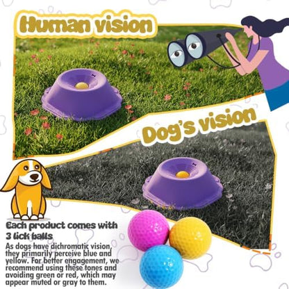 Dog Licking Bowl with Rolling Ball, Lick Toy, Anti Boredom Toys - Image 6