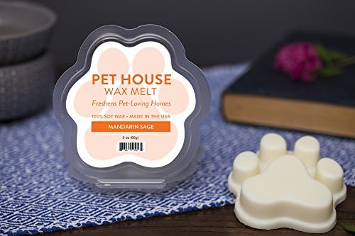 Mandarin Sage Scented Wax Melts Plant-Based Wax, 2 Pack Pet House - Image 3