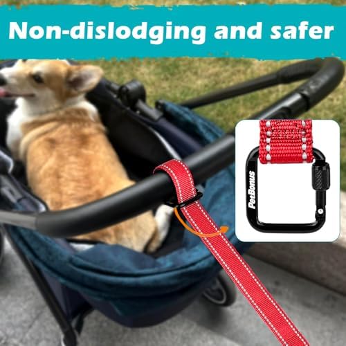 PetBonus Dog Leash Wrist Strap with Lockable Clip for Dog Retractable Leash - Image 2