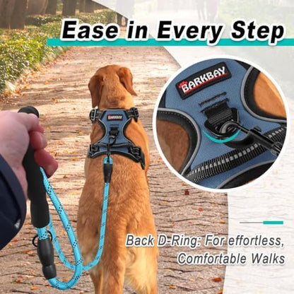 BARKBAY Dog Harness for Small Sized Dog No Pull 2 Leash Clips Dog Vest - Image 3
