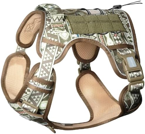 AUROTH Dog Harness for Small Medium Dogs, Tactical No Pull Dog Vest by AurothPets