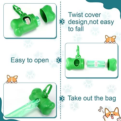 Zhehao 50 Pack Dog Poop Bag Holders for Leashes - Image 4