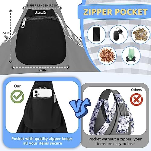 SlowTon Dog Carrier Sling - Thick Padded Shoulder Strap Adjustable, DB, M - Image 3
