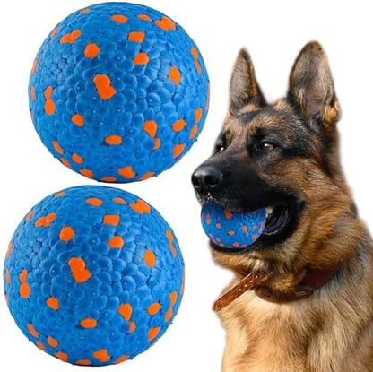 FUSOTO 2Pcs Dog Balls, Tennis Balls for Dog, Blue by FUSOTO