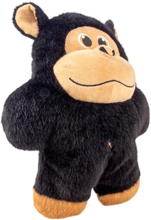 KONG Snuzzles Dog Toy X-Large – Plush Squeaky Dog Toy for Large Breeds – Ultra-Soft, Crinkle Sounds, Durable Interactive Dog Chew Toy for Medium & Large Dogs (Gorilla)