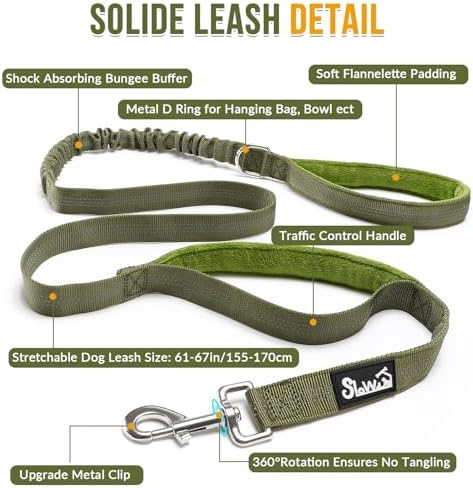 SlowTon No Pull Dog Harness and Leash Set - Heavy Duty, Soft Padded - Image 4