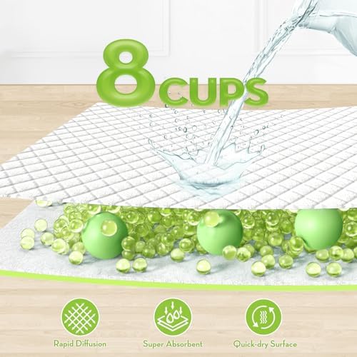 CROCI XL Puppy Pads with Adhesive Tabs Leak-Proof Disposable 28x34in 40Ct - Image 5