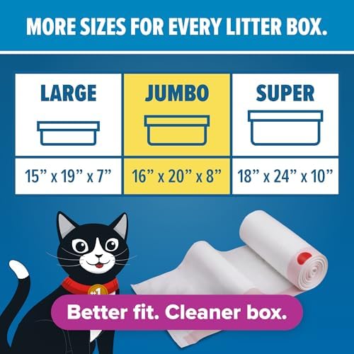Jonny Cat Heavy Duty Tear-Resistant Litter Box Liners: Scented Jumbo 7ct - Image 2