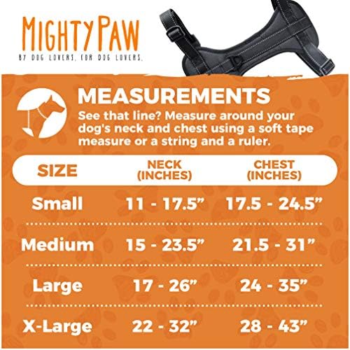 Mighty Paw Dog Car Harness - Vehicle Safety Gear - 2 Leash Attachment - Adjustable Straps - Reflective Stitching - Soft Padding - Standard Harness Functionality - No Pull Front Leash Attachment - L - Image 2