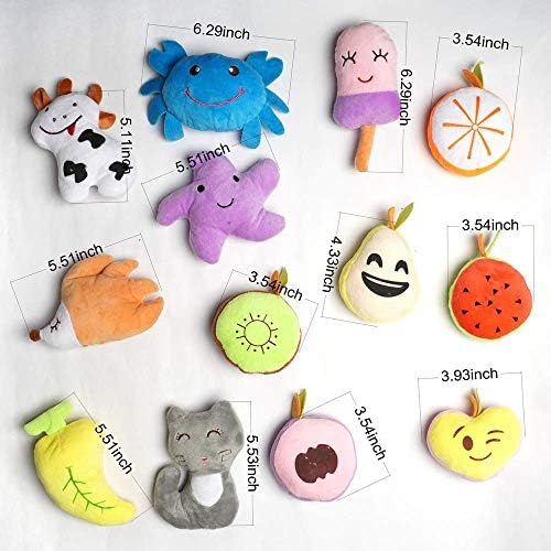HDMOTU Pack of 26 Soft Small Medium Dog Squeaky Toys,Cute Puppy Favorite Comfortable Squeakers Toy,Multicolored for Puppy - Image 7