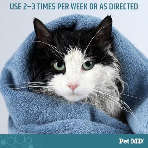 Pet MD Benzoyl Peroxide Shampoo for Dogs, Cats, & Horses - 16oz - Image 5