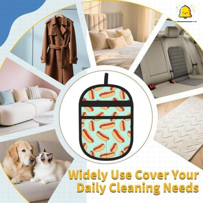 Hotdog Pet Hair Removal Glove Brush Pet Hair Remover Tool for Carpet - Image 7