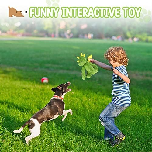 Letsmeet Squeaky Dog Toy with Crinkle Paper, Soft Puppy Teething Toys to Relieve Boredom, Interactive Plush Chew Toys for Small & Medium Dogs - Image 3