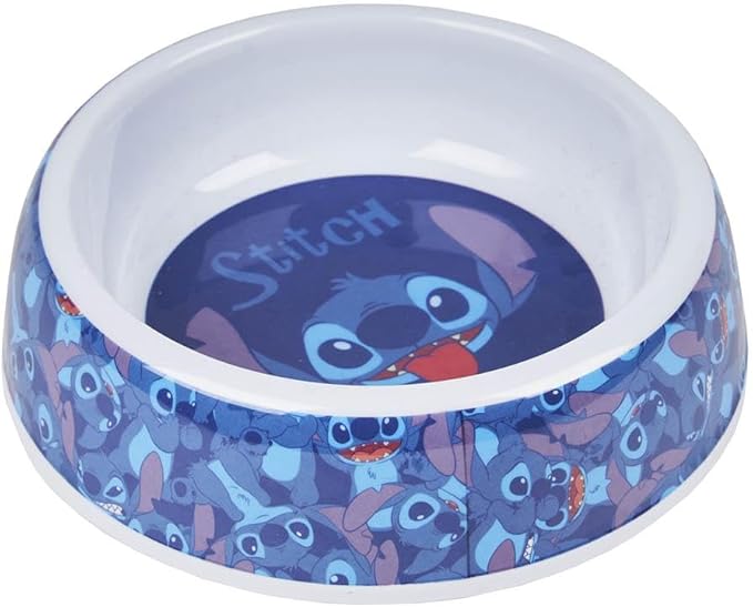 CERDÁ LIFE'S LITTLE MOMENTS - Stitch Dog Feeder - Disney Office License - A Fun Touch for Your Dog's Meals
