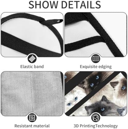 Cute Ragdoll Cat Faces Persian Kitten Pet Hair Removal Glove For Cats Dogs - Image 5