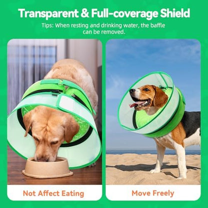 Upgraded Inflatable Dog Cone Collar to Stop Licking, Soft Dog Donut Collar - Image 6