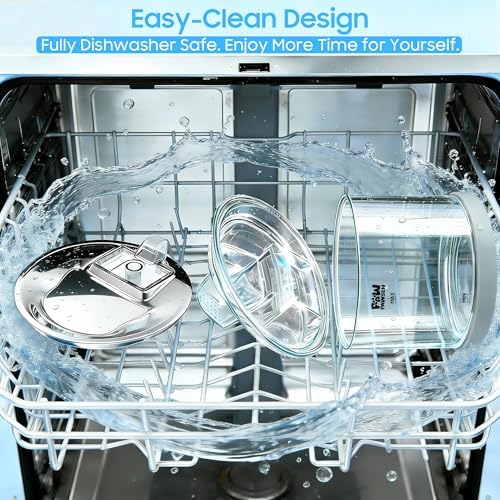 Glass Cat Water Fountain 70oz Dishwasher Safe Pet & Dog Fountain - Image 6