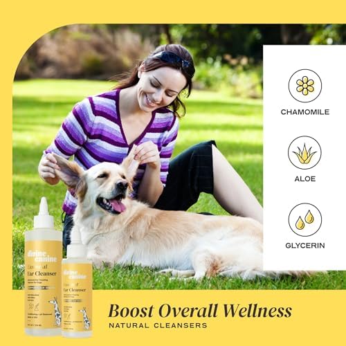 Dog Ear Cleaner - Ear Wash Solution & Wax Drops - 8 Fl Oz - Image 3