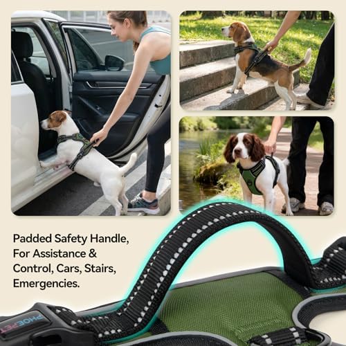 PHOEPET No Pull Dog Harness with Handle Reflective Padded Vest - Image 4