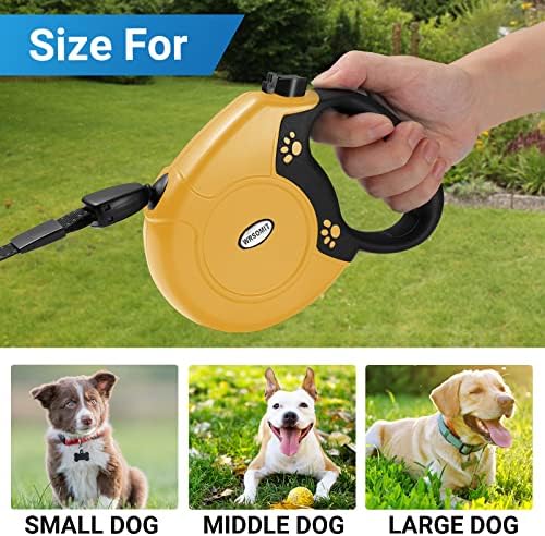 360°No Tangle 26 Ft Retractable Dog Leash for Dogs up to 99lbs - Image 6