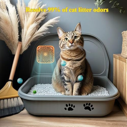 Cat Litter Deodorizer, Pet Odor Eliminator for Litter Box (2 Pack） - Image 2