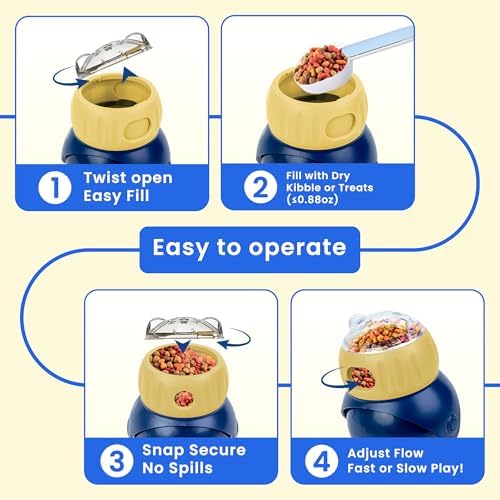 Cat Interactive Puzzle Toy, Adjustable Treat Dispenser - Image 6