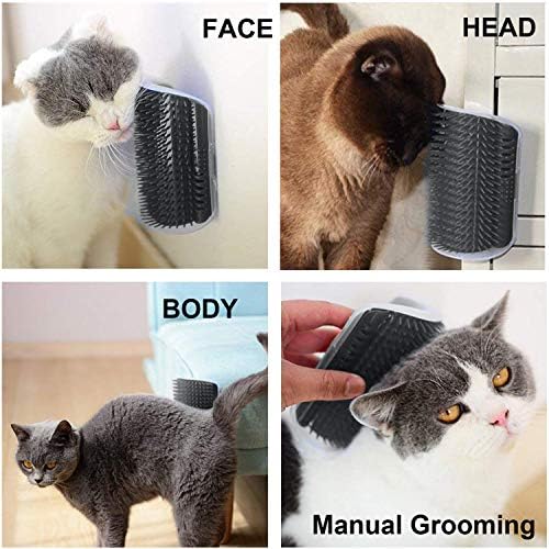 3.0 Softer Cat Self Groomer with Catnip, Dog Cat Corner Groomer Comb - Image 5