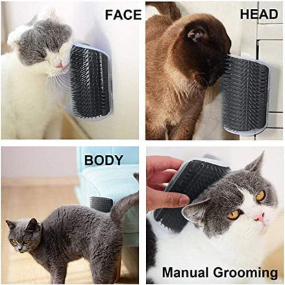 3.0 Softer Cat Self Groomer with Catnip, Dog Cat Corner Groomer Comb - Image 5