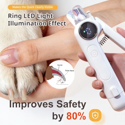 Dog Nail Grinder & Clipper - Rechargeable, Quiet - Image 5