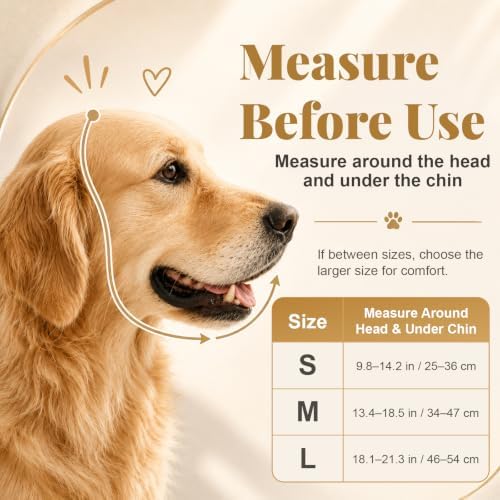 Dog Ear Wrap for Dogs, Post-Care Recovery Support Hood with Adjustable Fit, Soft Dog Ear Cover for Ear Hematoma Care, Helps Reduce Ear Flapping & Head Shaking, for Small, Medium & Large Breeds - Image 3