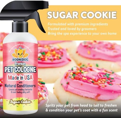 Bodhi Dog Premium Dog Cologne - Deodorizing Dog Perfume & Conditioner for Dogs & Cats - Natural Long Lasting Spray - Keeps Pets Fresh All Day - Gentle, Safe Formula, Made in USA -Sugar Cookie 17 Fl Oz - Image 4