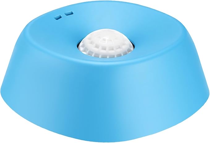 Dog Licking Toy, Slow Feeder Dog Bowls for Medium Large Breeds, Anti-Slip Dog Lick Bowl for 3/4 Cup Yogurt, Bone Broth, and Other Liquid Treat, Licking Bowl for Dietary Supplement (Blue)