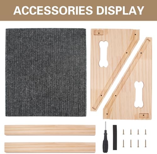 Dog Ramp for Stairs, Wooden Low-Angled Pet Ramps (2 Pack) - Image 3