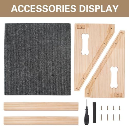 Dog Ramp for Stairs, Wooden Low-Angled Pet Ramps (2 Pack) - Image 3