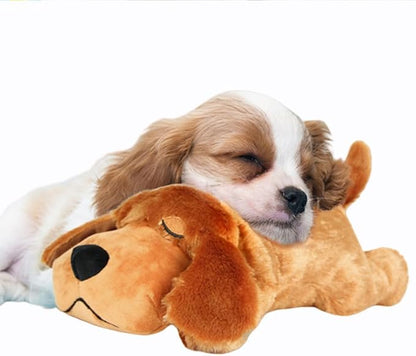 Heartbeat Puppy Toy for Dogs,Pet Anxiety Relief Sleep Aid Calming,Behavioral Training -Crate Training Essential，Black