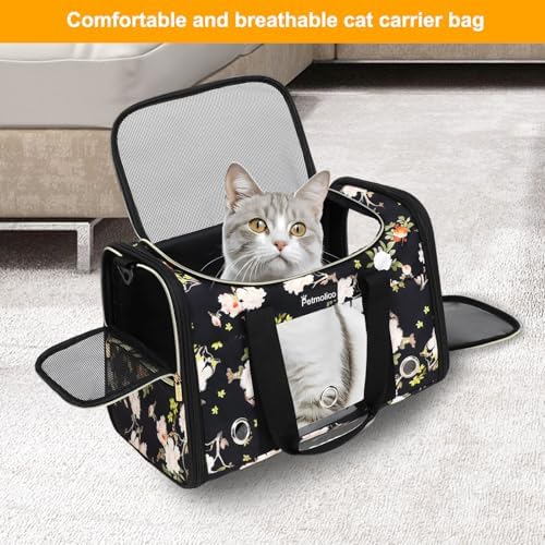 Petmolico Cat Carrier Soft-Sided Airline Approved, Medium, Mixed Yellow - Image 6