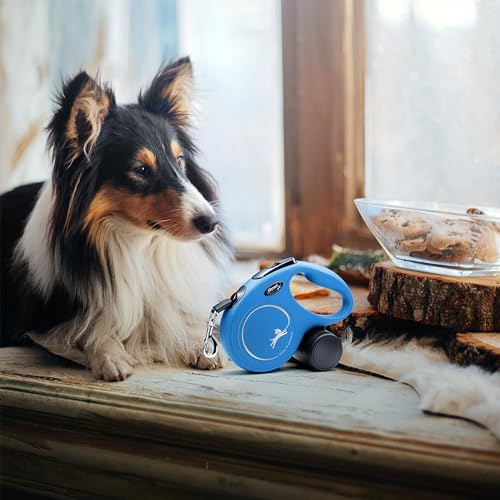 FLEXI® Classic Cord Retractable Dog Leash, Small, 16 ft - Blue - Image 6