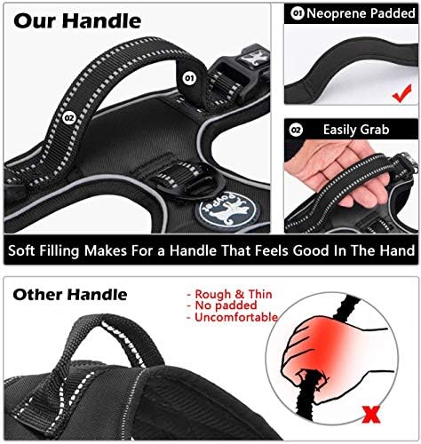 PoyPet No Pull Dog Harness Medium with Front Clip & Neck Release Buckle - Image 5