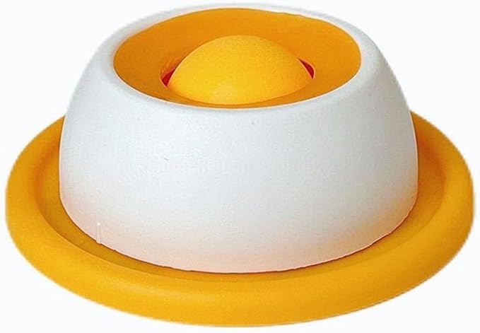 Slow Feeder Lick Mat Bowl - Interactive Anxiety Relief Food Dispenser for Dogs and Cats, Puppy Kitten Training(Yellow for cat)