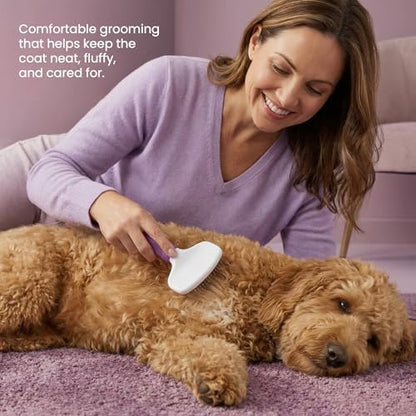 Poodle Pet Slicker Brush - For Dogs, Cats, Rabbits - Matted/Loose Fur, Knots - Suitable for Doodle/Goldendoodle Grooming and Shredding Short/Long Hair (Pack of 2) - Image 2