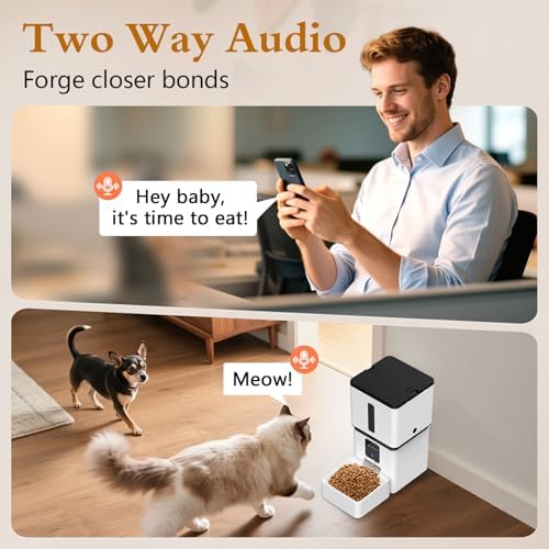 Yakry Automatic Dog Feeder with Camera - 8L/33 Cups Smart Dog Feeder - Image 6