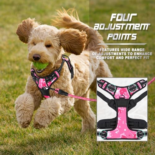 BARKBAY Dog Harness No Pull for Small Sized Dog Front Back Clips,Dog Vest - Image 6