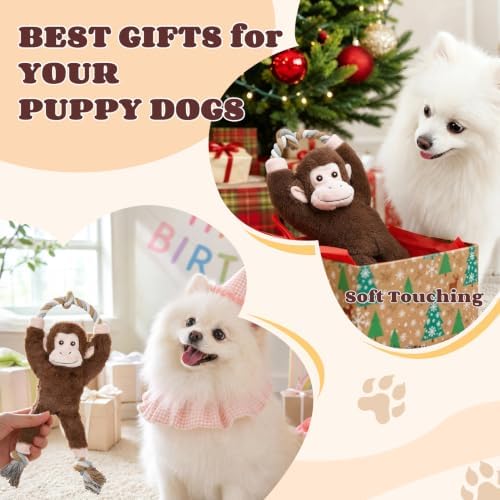 Interactive Tug of War Plush with Squeaker Durable Dog Rope Chew Toys - Image 7