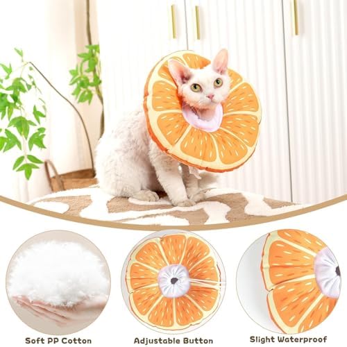 Cat Cone Collar Soft, Medium Waterproof Cat Recovery Collar - Image 3
