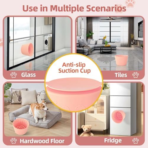 Dog Lick Bowl, Non-Slip Freeze Slow Feeder Small Medium, 1.6 Cup - Image 5