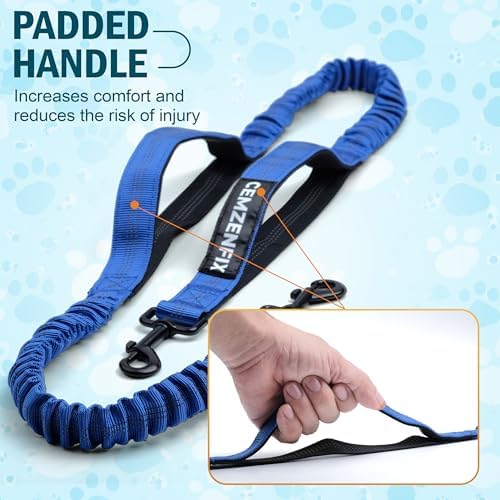 Hands Free Dog Leash for 2 Dogs, Waist Leash with Dual Bungee - Image 3