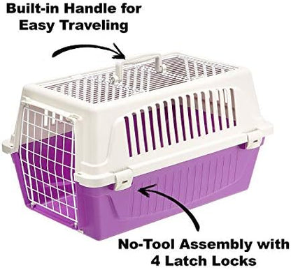 Atlas Pet Carrier | Small Pet Carrier for Dogs & Cats w/Top & Front Door Access - Image 4